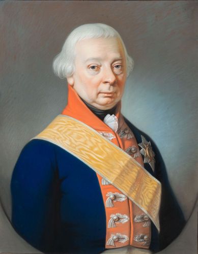 Karl Friedrich von Baden, Pastell von Philipp Jakob Becker, 1803 (KMH: K. Gattner)