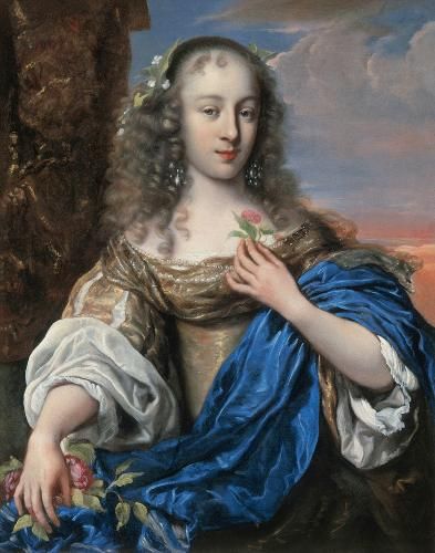 Porträt einer jungen Dame als Flora, Gemälde von Jürgen Ovens, um 1660, © Hoogsteder Museum Foundation