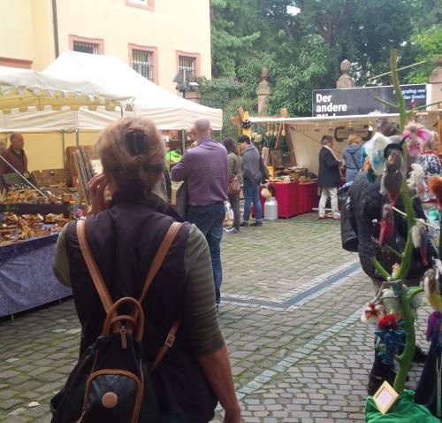 Historischer Innenhof Kurpfälzisches Museum (Foto: KMH) Am Heidelberger Herbst ist im Museumshof viel los (Foto: KMH)
