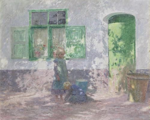 Sonniger Tag, Gemälde von Emile Claus, 1895; Eigentum des Odesa Museums für Westliche und Östliche Kunst / Foto: Christoph Schmidt (GG Berlin) Sonniger Tag, Gemälde von Emile Claus, 1895; Eigentum des Odesa Museums für Westliche und Östliche Kunst / Foto: Christoph Schmidt (GG Berlin)