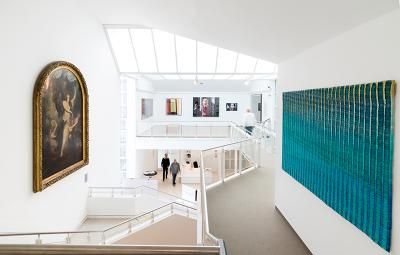 Im Museumsbau von 1991 werden Kunstwerke des 19. bis 21. Jahrhunderts gezeigt. (Foto: Schwerdt) Im Museumsbau von 1991 werden Kunstwerke des 19. bis 21. Jahrhunderts gezeigt. (Foto: Schwerdt)