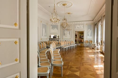 Im Großen Salon des Palais Morass finden viele Museumsveranstaltungen statt. (Foto: Diemer)