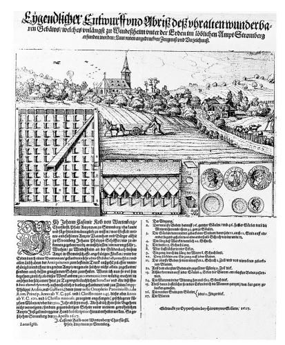 Monogrammist P. S., gedruckt bei Hieronymus Galler in Oppenheim 1617 Radierung und Typendruck, 34,8 cm x 28,0 cm (Foto: KMH)