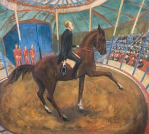 Erich Heckels Zirkusreiter ist eines der neuen Werke in der Gemäldegalerie, Foto:KMH