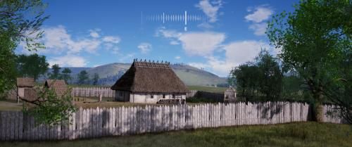 3D-Animation eines keltischen Wohnhauses © MESO Digital Interiors 3D-Animation eines keltischen Wohnhauses © MESO Digital Interiors