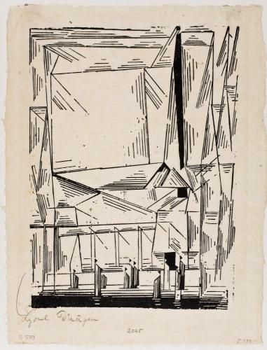 Lyonel Feininger (1871 – 1956), Gelmeroda, 1920/1923 (Foto: KMH/Gattner)