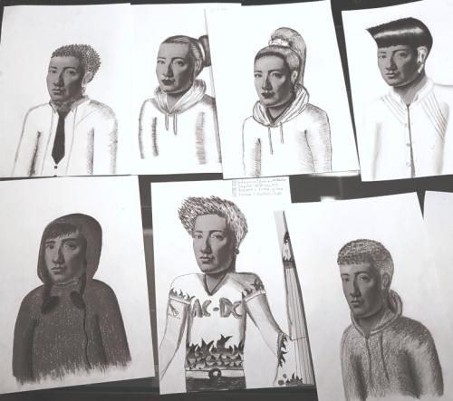 Wer wäre Friedrich Hölderlin heute? Adaptionen eines Porträts des Dichters von Franz Karl Hiemer. Wer wäre Friedrich Hölderlin heute? Adaptionen eines Porträts des Dichters von Franz Karl Hiemer.