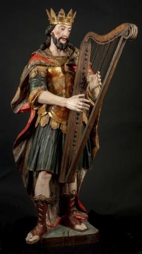König David mit Harfe, um 1720, Foto KMH/Gattner