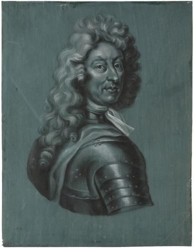 Brustporträt des Friedrich H. von Schomberg, Arnold Houbraken (zugeschrieben), nach Godfrey Kneller 1713-1714 (KMH: K. Gattner)