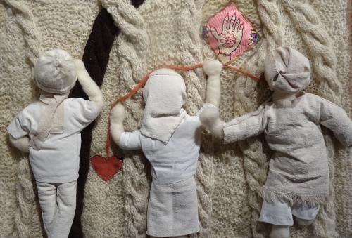 Bettina Jakob (D) und Roya: We are all one, Detail  (photo_the artist)