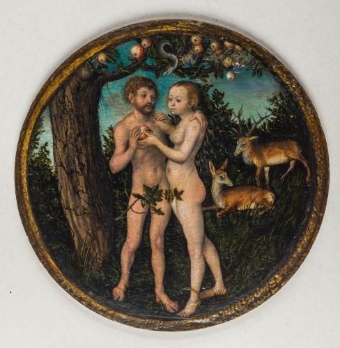 „Adam und Eva im Paradies“ von Lucas Cranach d. Ä., 1525, (Foto: KMH)