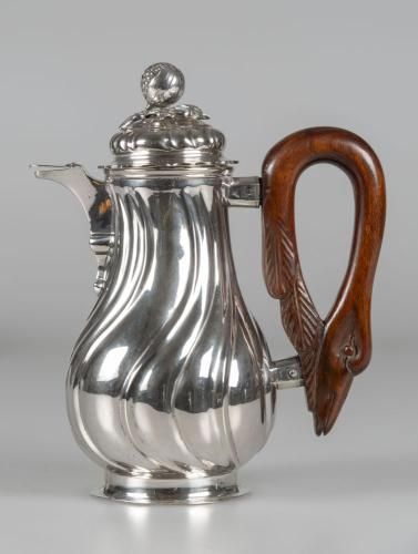 Silberkanne von Johann Valentin Hoffmeister, um 1765 (Foto KMH: K. Gattner)