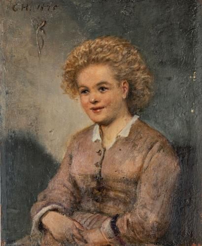 Carl Happel, Studie zu einer Dame, Foto KMH/Gattner
