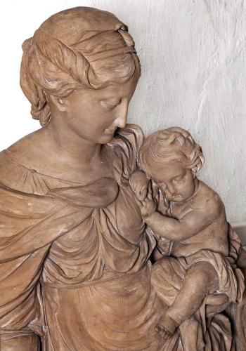 Madonna, unbekannter Künstler, um 1708. (Foto.Renate J.Deckers-Matzko) Madonna, unbekannter Künstler, um 1708. (Foto.Renate J.Deckers-Matzko)