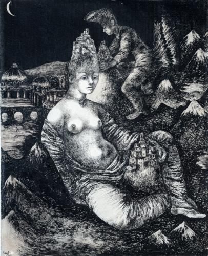 Hanna Nagel, Der Städtebauer, 1934, Foto KMH/Gattner