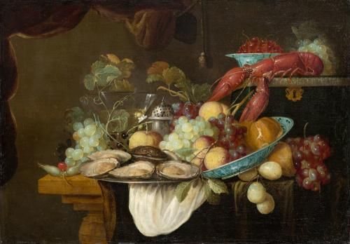 Stillleben mit Hummer, Gemälde von Cornelis de Heem,  2. Hälfte 17. Jh., Eigentum des Odesa Museum für Westliche und Östliche Kunst; Foto: Christoph Schmidt (GG Berlin)