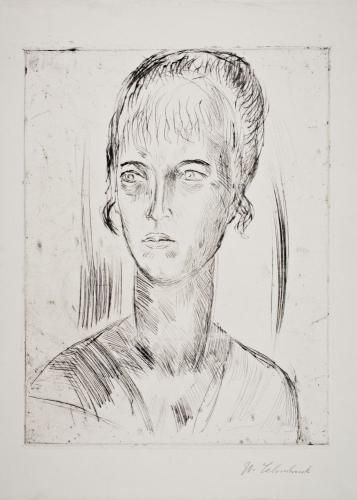 Wilhelm Lehmbruck: Porträtkopf VIII (KMH: K. Gattner) Wilhelm Lehmbruck: Porträtkopf VIII (KMH: K. Gattner)