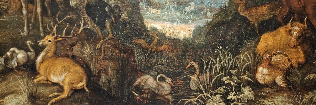 Detail eines Gem&auml;ldes von Roelant Savery, Odesa Museum