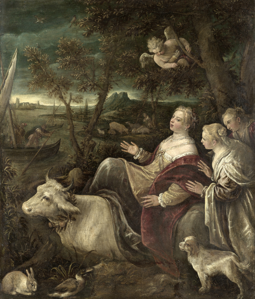 Jacopo da Ponte, Entf&uuml;hrung der Europa, 16. Jh., &Ouml;l auf Leinwand, Odesa Museum f&uuml;r Westliche und &Ouml;stliche Kunst Foto: Gem&auml;ldegalerie, Staatliche Museen zu Berlin 