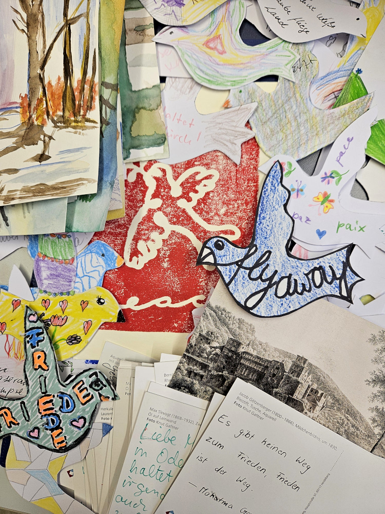 Friedensw&uuml;nsche f&uuml;r Odesa, Post aus Heidelberg