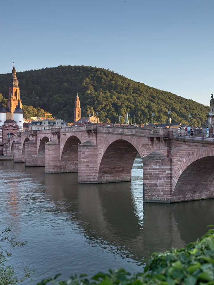 Die Alte Brücke in Heidelberg, Foto: Seele Die Alte Brücke in Heidelberg, Foto: Seele