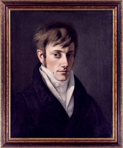 Portrait Wilhelm Edler von Traitteur (1788 – 1859), Peter Ferdinand Deurer zugeschrieben, um 1814. Portrait Wilhelm Edler von Traitteur (1788 – 1859), Peter Ferdinand Deurer zugeschrieben, um 1814