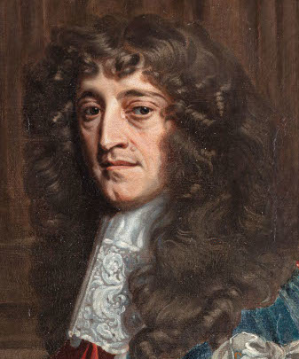 Ruprecht von der Pfalz im Bildnis von Peter Lely, Detail (Foto KMH: Gattner)H)
