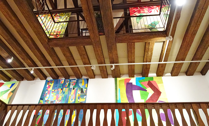 Blick auf die Quiltsammlung (Foto: KMH) Blick auf die Quiltsammlung (Foto: KMH)
