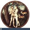 Lucas Cranach d.Ä.: Der Sündenfall, 1525, G2443 (Foto Museum)