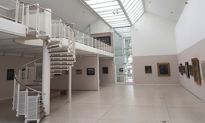 Ausstellungsraum im Kurpfälzischen Museum. (Foto: Seele) Ausstellungsraum im Kurpfälzischen Museum. (Foto: Seele)